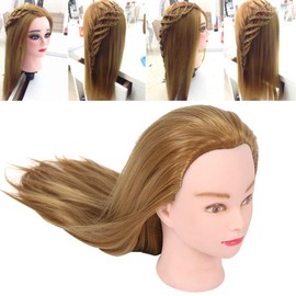 Cosmetology Mannequin Head, Practice Head Hair Styling Training Head, Model for Dyeing styling Braiding Cutting