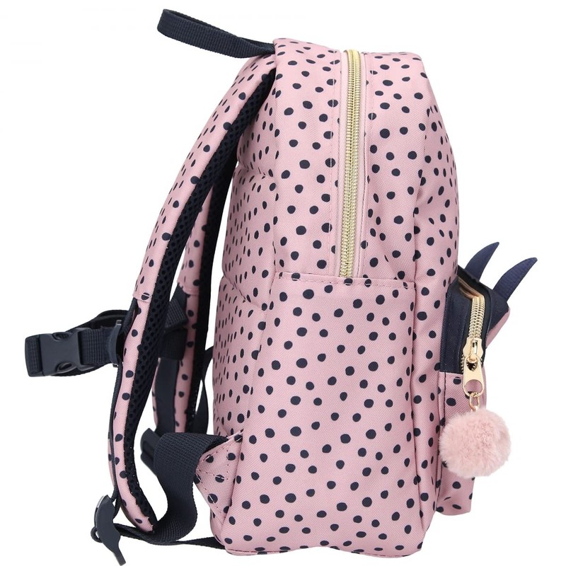 Depesche 11915 Princess Mimi Backpack in Light Pink, Polka Dot