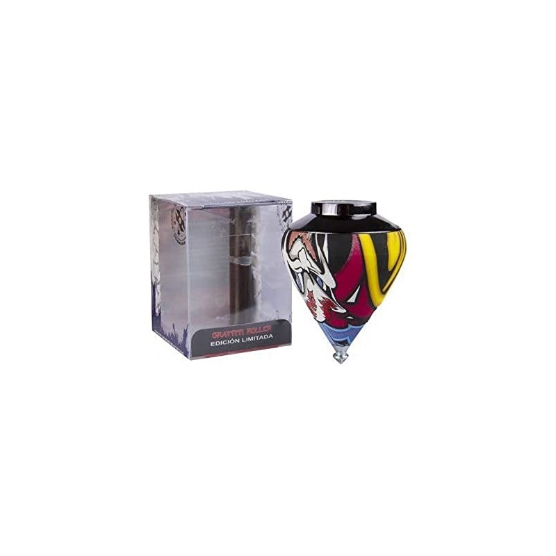 Trompos Space Graffiti Spinning Top - Bearing Roller Tip Model