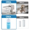 CREA Soap Dispenser for Kitchen Sink, Kitchen Soap Dispenser Brushed