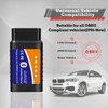 OBD2 Bluetooth Scanner Code Reader Reset for Android Windows, Auto