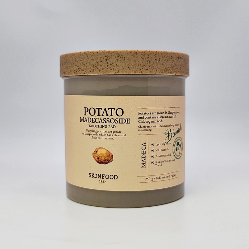 SKINFOOD Potato Pad Potato Potato Madecassoside Soothing Pads 30 Refills
