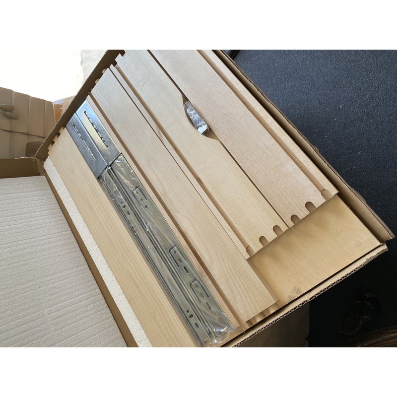 Kitchen Slide Out Cabinet Shelf Pull Out Wood Drawer Storage