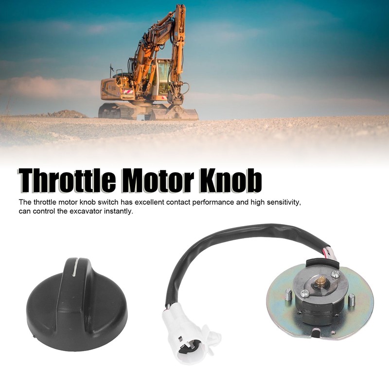 Excavator Throttle Motor Knob Switch Replacement for KOBELCO SK200 5