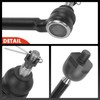 A-Premium Set of 4, Front Inner Outer Tie Rod End