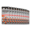 Rayovac Extra hearing aid batteries size 13. Long-lasting mercury-free zinc-air