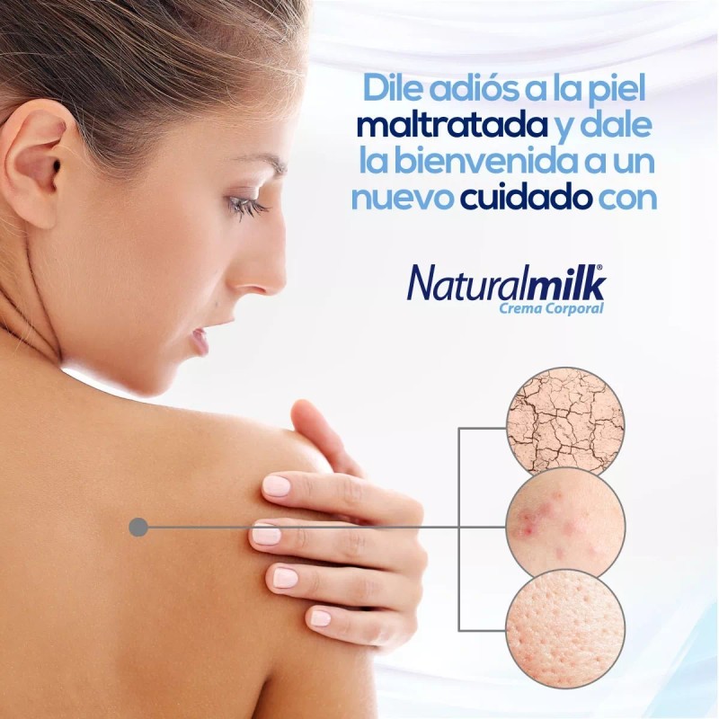 Crema 2pz Naturalmilk Coco Crema Corporal Hidratante Nutre Limpia