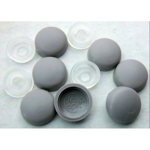 Pro Dec screw head cover sets(10) aluminum tone #6 #8