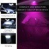 Wevdn 2 PCS Car LED Lights Interior Wireless, Sticky Car