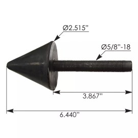 UTC PETERBILT HOOD PIN (2)  P/N 13-01840   1 PAIR