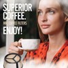 Reusable 4-5 Cup Basket Coffee Filter Fits Mr. Coffee, Cuisinart,