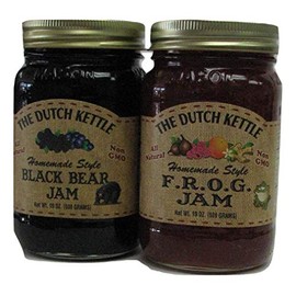 The Dutch Kettle Black Bear & FROG Jam 19 0z jars