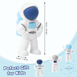 Resurhang Space Themed Children's Astronaut Eraser in Bulk,Cute Space Man Eraser,School Classroom Supplies,Prizes,Party Gifts First Choice(48 Pcs)