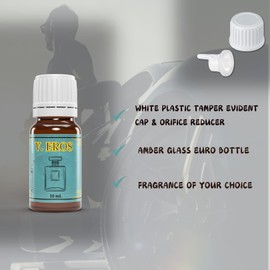 Aroma Depot Erros Men Type Fragrance Oil 10ml for Candle Making, Soap Making, Diffusers, Massage Oils, Slime & DIY Crafts – Masculine Scented Aroma Oil in Amber Bottle