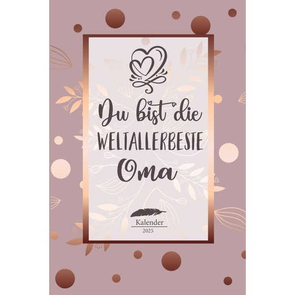 Oma Kalender: Perfektes Weihnachtsgeschenk für deine Oma, Omas Planer für