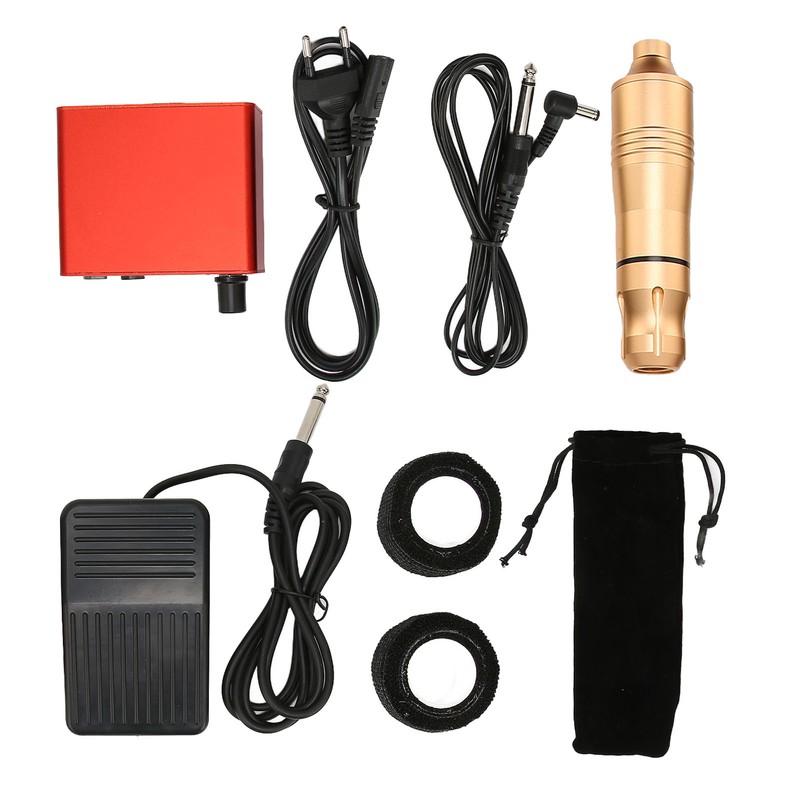 Complete Tattoo Kit Rotary Pen Tattoo Machine Tattoo Power Supply