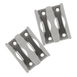 jojofuny 2pcs Sliding Shower Door Bottom Guide Bathroom Glass Door Stoppers Easy Install Lower Slider Versatile