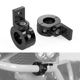 NICECNC Black 1" Light Mount Light Bumper Clamp Compatible with Yamaha Tenere 700 /XTZ700 XTZ07 2019 2020 2021 2022 2023 2024, Tenere 700 Rally Edition 2020 2021 2022 2023 2024, Aluminum