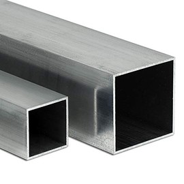 AW-6060 Aluminium Square Tube - 15 x 15 x 1.5 mm | L: 75 mm (7.5 cm) to Cut