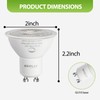 GEPLAD 12-Pack GU10 LED Bulbs Daylight 5000K, 6W 582LM Dimmable