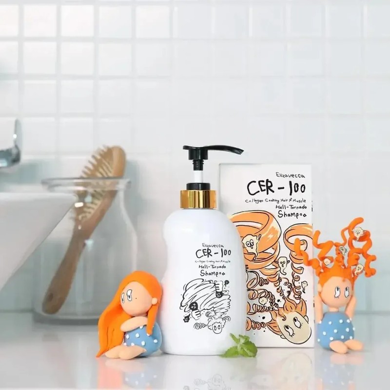 Elizavecca Cer-100 Collagen Coat Muscle Hell Tornado Shampoo