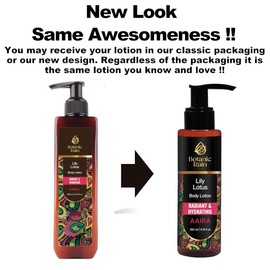 Botanic Rain Organic Body Lotion with Lily & Lotus – Deeply Nourishing, Anti-Aging Ayurveda Moisturizer for Dry, Crepey Skin – Natural, Vegan & Ayurvedic – 6.76 fl oz (Pack of 1)