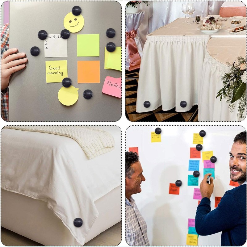 8 Pack Shower Curtain Weights Blocks, Heavy Duty for Curtains