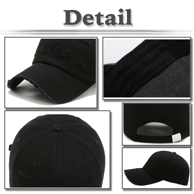 White Fang CA957 Baseball Cap, Distressed Cap, Stylish, Stylish, Cool,