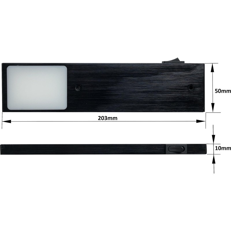 ACCE Aluminium Body LED Under-Unit Light Kitchen Furniture Cabinet Light