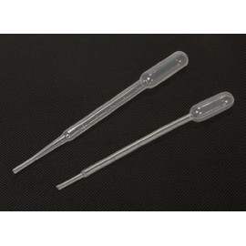 Globe Scientific Transfer Pipettes w/Small Bulb 3 mL, Non-Sterile, Graduated to the 1 mL Mark, LD Polyethylene, 140mm, 137035 (Case of 5000)