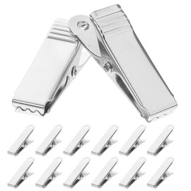 TEHAUX Pack of 20 Mini Metal Clips Wide Alligator Clip Test Lead Spring Clips Crocodile Cable Clips for Electrical Tests in Laboratory Photography Craft Art DIY