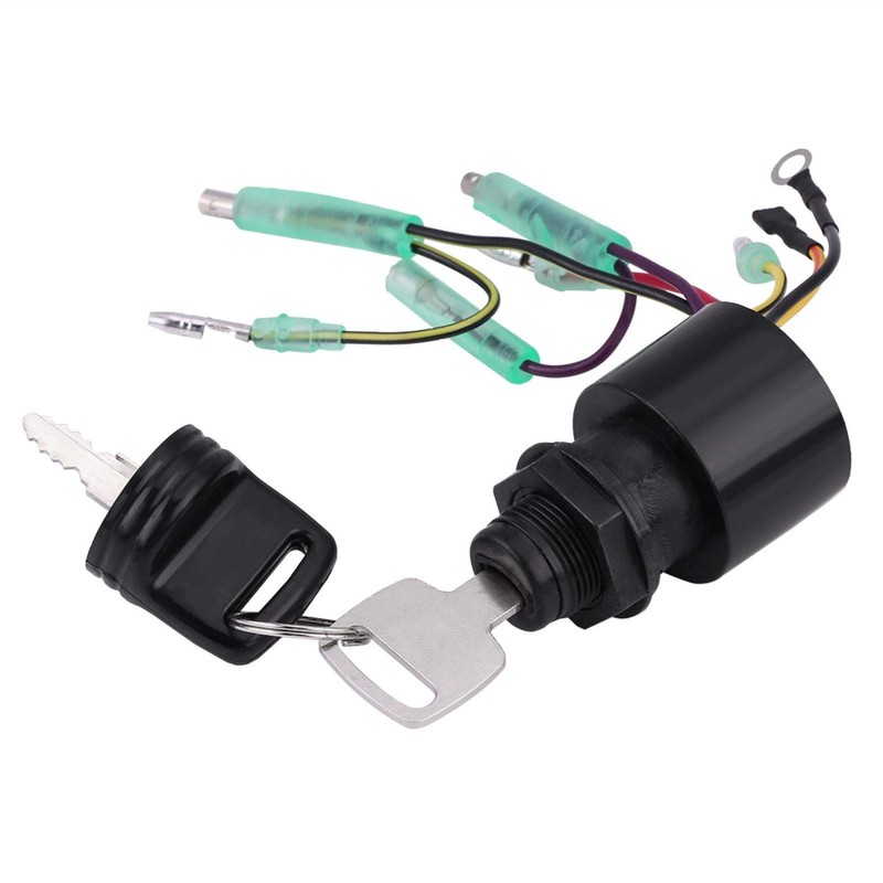 Key Switch 87-19674A1 - Boat Engine Ignition Key Switch for