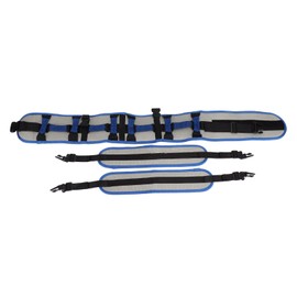 Transfer Gait Belt with Handles Quick Release Buckle Elderly Patient Stroke Hemiplegia Standing Rehabilitation Training Belt Walking Aids L, Waist 75‑140, Leg Circumference 45‑80