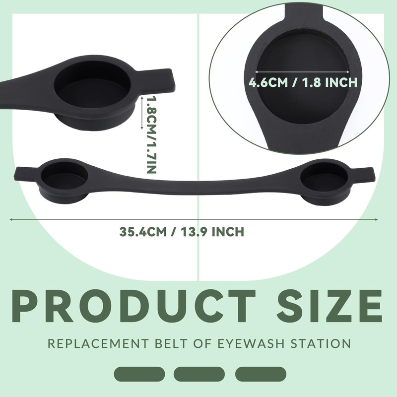 Saysurey 2 Pcs Emergency Eye Wash Station Replacement Pull Strap