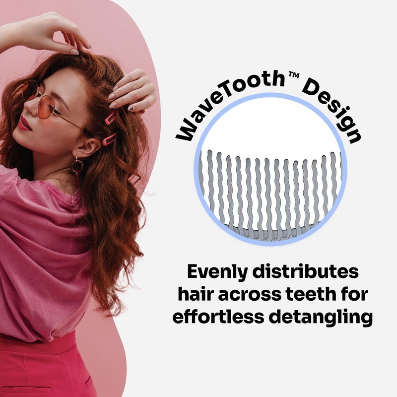 WetBrush Go Green Treatment Comb Wide Tooth Wave Tooth Design