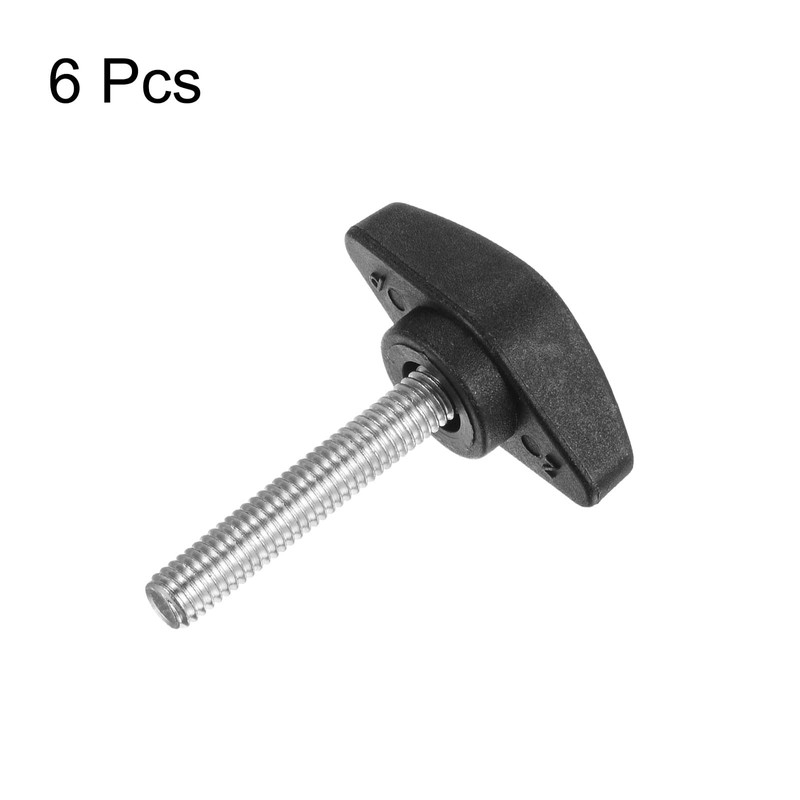 QUARKZMAN Pack of 6 Thumb Screw Wing Screws Plastic Tea