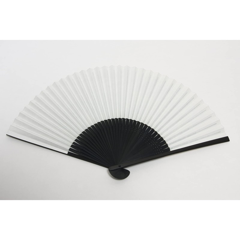 Hasegawa Men's Folding Fan, Kyoto Craftsman, Tailored, Fan Bag Included,