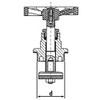 1 1/4" (5/4") Brass Wheel Gate Valve Head Replacement for