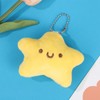 Rohyu 1Pack Cute Plush Keychain, Kawaii Capybara Star Siamese Cat