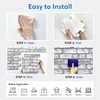 COMSTICKC 3D Faux Brick Wall Panel, Peel and Stick Brick