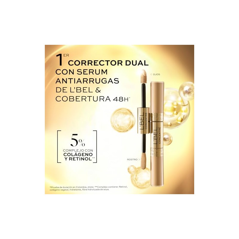 L'BEL Corrector Concentré – Corrector Líquido de Alta Cobertura y