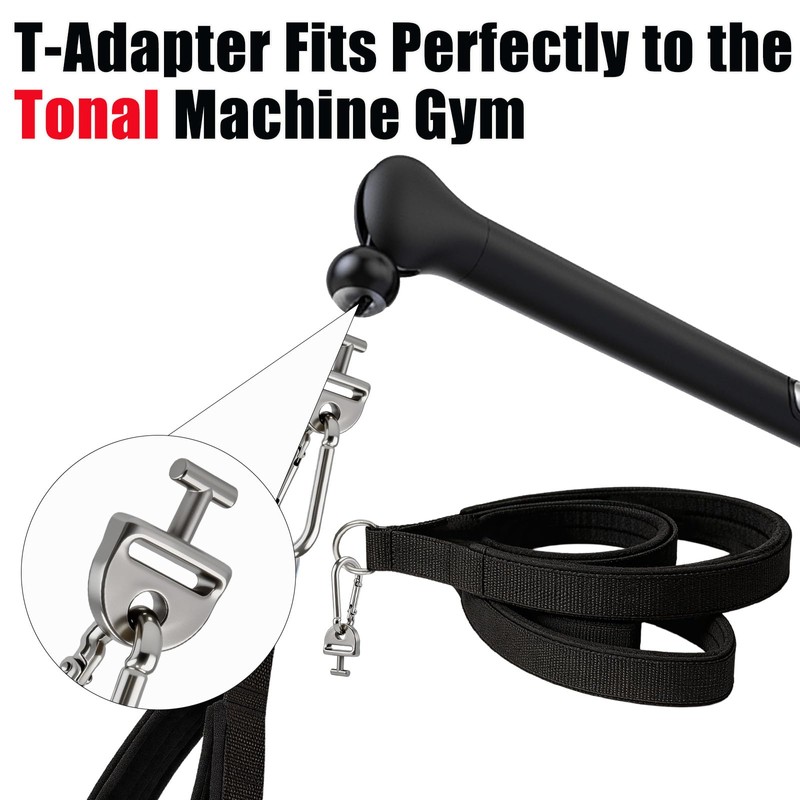 Pilates Loops Compatible with Tonal Smart Home Gym, Double Loop