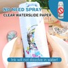 KOALA Waterslide Decal Paper INKJET CLEAR, No Spray Coating Water