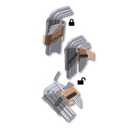 Beta 960354 Model 96 BPC/SC9 Set of 9 Ball End Offset Hexagon Key