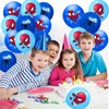 42 Pieces Spiderma Balloons, Spiderma Balloons, Spiderma Decoration Birthday, Spiderma