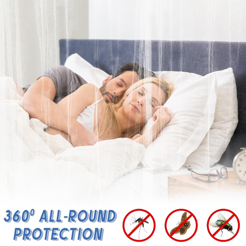 ACTOYS Mosquito Net Bed XXL, Mosquito Net Travel Outdoor, Mosquito