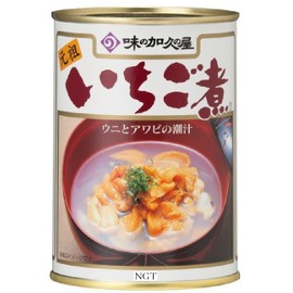 Ganso Strawberry Simmered Canned Ajinoka-no-Ya, Sea Urchin and Abalone Tide Juice, 14.5 oz (415 g)