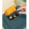 Qiveno Large Flour Storage Container Bin 25Lb, 2Pack Airtight Rice
