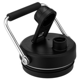 CroBlissful Improved Jug Lid Compatible with RTIC Half Gallon and One Gallon Jug Sports Lid Cap with Stainless Steel Handle Jug Lid Replacement for Sport Travel Camping