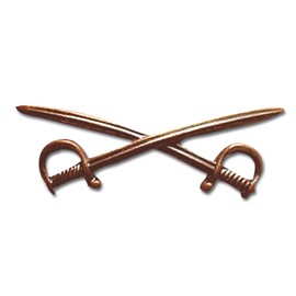 Unbekannt Badge Bw Crossed Sabre Hair Clip for Women, Classic, Plain, 4.5 x 1.5 cm, Pack of 1